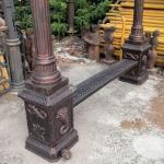 Antique Iron Gazebo Wrought Iron Pavilion Garden Metal Large European Style