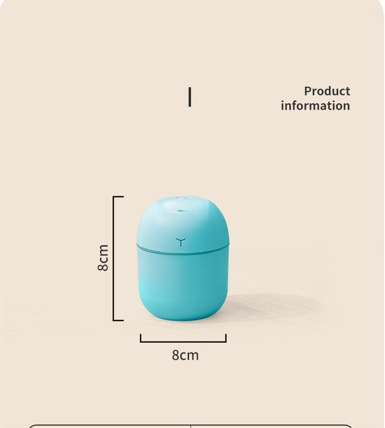 USB Mini Air Humidifier for Home Hotel Car School Portable Aroma Diffuser Timing 2-8h