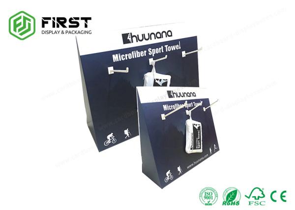 Easy Assembly Advertising Counter Display , Customized Printing Cardboard
