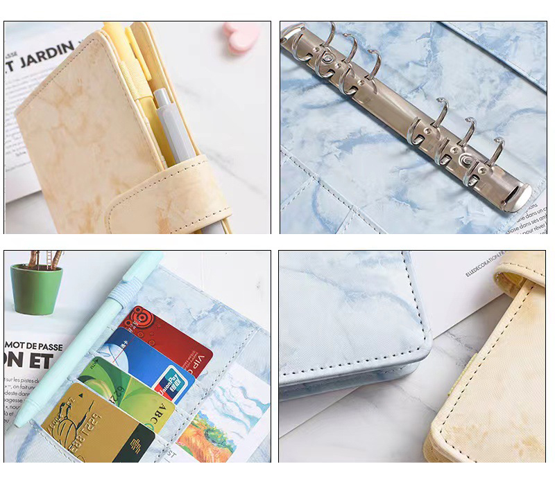 A5 A6 Soft PU Cover Notepad in Different Leather Colors for Customized Business Needs