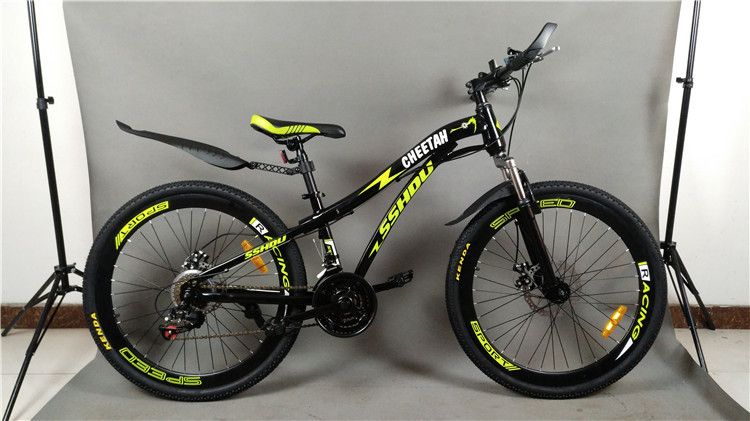26 inch Shimano 21 speeds hi-ten steel special shape mountain bicicle MTB