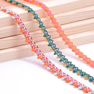 Quality 20KJ34 Azo Free 1.2cm Pom Pom Upholstery Trim wholesale