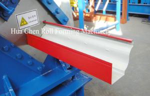 Quality Most Popular color sheet steel metal Rain Gutter roof roll forming machine wholesale