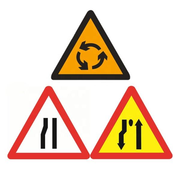 Yellow Display Customized Aluminum Reflective Vinyl Spring Up Road Safety