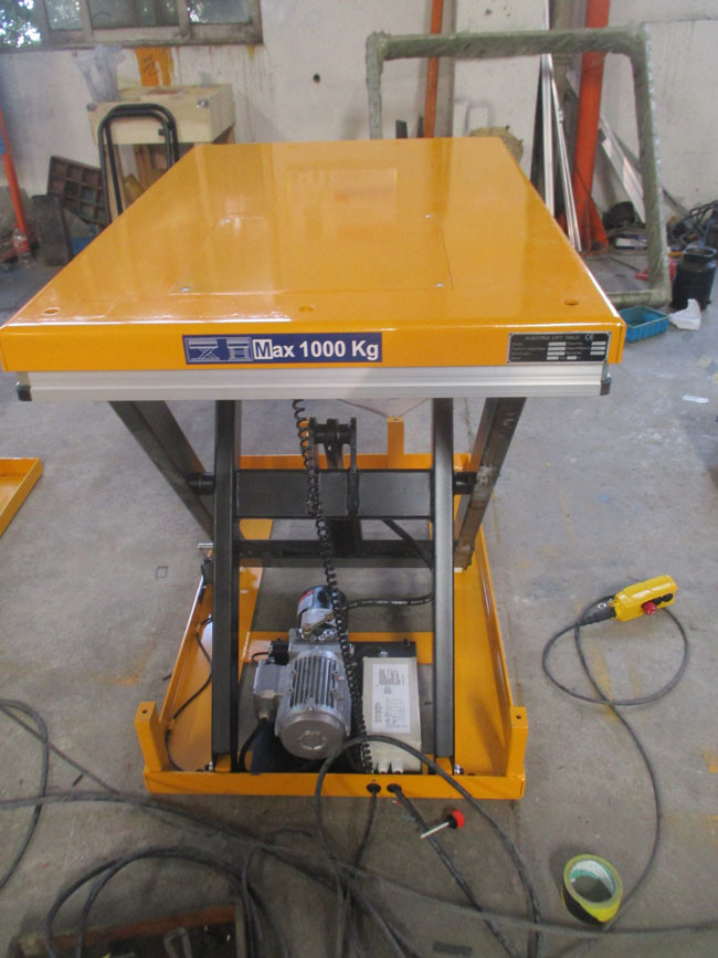 200 Lb 4000 Lbs Stationary Electric Lift Table Heavy Duty With Maintenance Holes