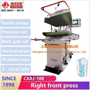 Quality Vertical 1500W Automatic Press Machine For Clothes 0.4-0.6MPa wholesale