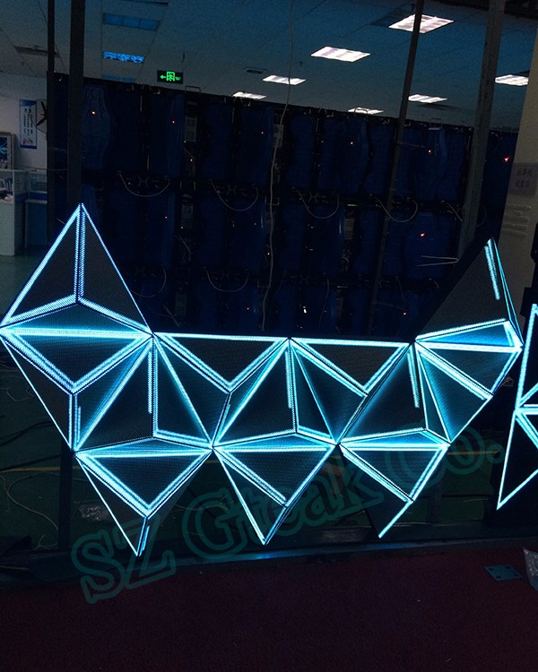 SMD indoor full color video led screen dj booth display for nightclub bar