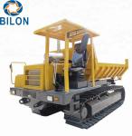 1T - 10T Rubber Track Dump Truck , Yunnei Engine 76kw Compact Dump Truck