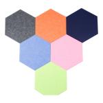 Beveled Edge Decor Felt Decorative Acoustic Panels 9mm Polyester Fiber