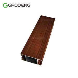 Quality Wood Grain Extrusion Aluminum Profiles With Good Feeling wholesale