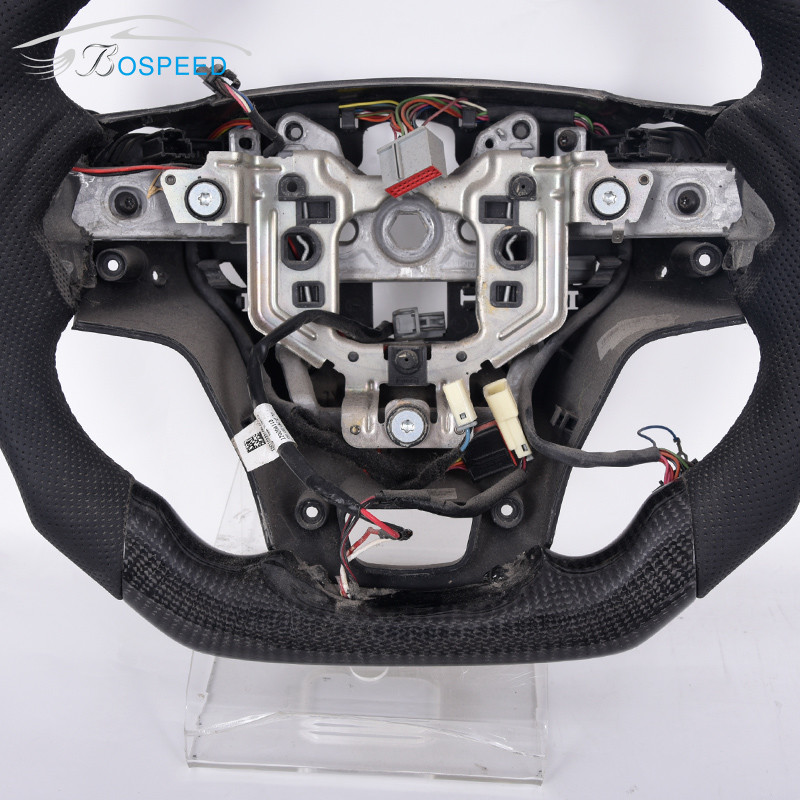 F150 LED Display Real Carbon Fiber Steering Wheel Gloss Black Ford