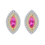 Marquise Shape Exclusive Craftsmanship Earring Gemstone Zircon Bridal Jewelry
