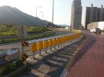 Double Barrels Highway Roller Barrier Anti Corrosion Low Maintenance