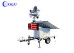 Sentry Solar Mobile CCTV Camera Trailer Telescopic Mast Security Surveillance