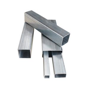Quality Square Shape Carbon Steel 4x4 Inch Galvanized 12x12 100x100 Tube MS Square Steel Tube Pipe Length 6.4M wholesale