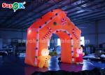 Inflatable Christmas Arch Gingerbread Man Candy Sticks Christmas Inflatable Arch