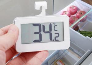 Quality ABS Plastic Refrigerator Freezer Thermometer With Large LCD Display Screen wholesale