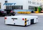 20 T Material Transfer Cart / Battery Powered Cart Running On Cement Floor