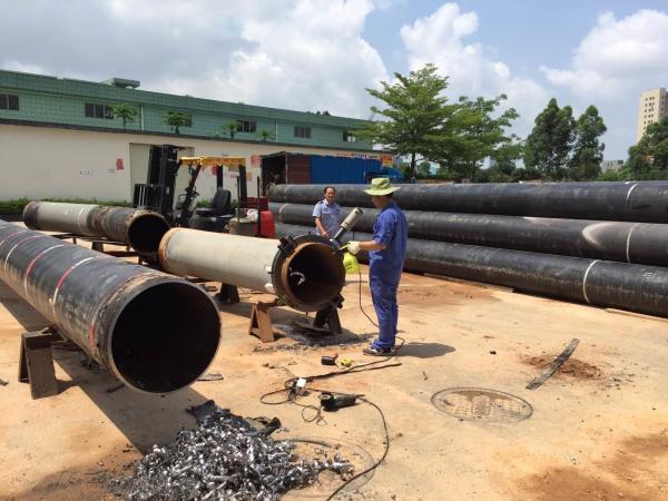 Professional Pneumatic Pipe Cutting Beveling Machine For Process Plant /