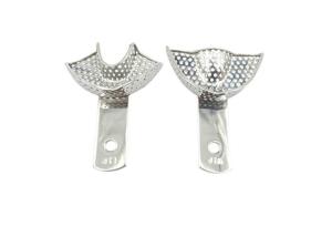 Quality 3pair/set Autoclavable Dental Stainless Steel Medical Teeth impression Tray wholesale