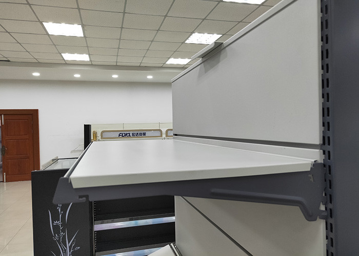 Fashion Design Supermarket Metal Shelves White Color L1000xW960xH1800MM