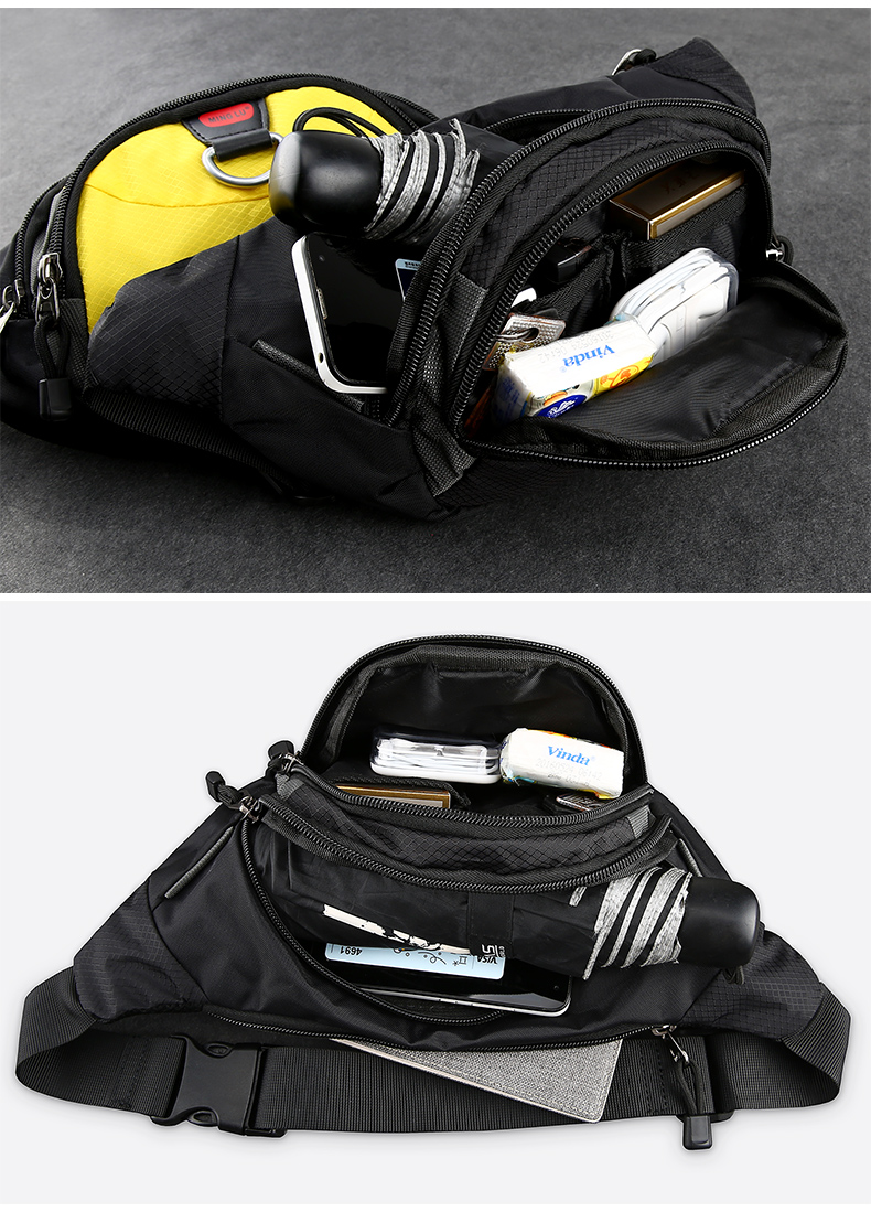 Customization Water Resistant Waist Bag Waterproof Bum Bag Fashionable