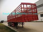 Bulk Cargo Transport Heavy Duty Semi Trailers High Wall Fence Truck 60 Ton