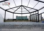 5x5m 10 People Aluminum Material Outdoor Party Tents / Luxury Glamping Tents