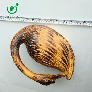 Quality ISO9001 Ancient Wooden Clutch Bag Customized Shaped Hand Carved wholesale