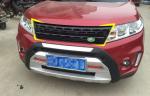 SUZUKI VITARA 2015 Auto Spare Parts Front Chrome Car Grilles Silver / Black