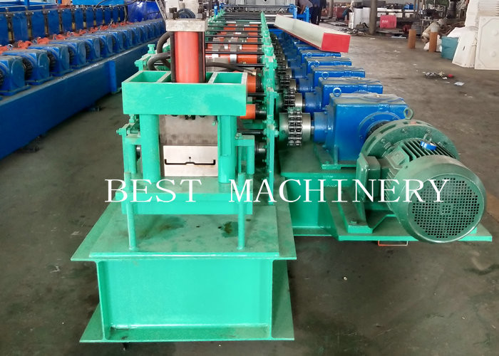 Gear Box Driven Customized Panel Roll Forming Machine 18.5kw Power Formed