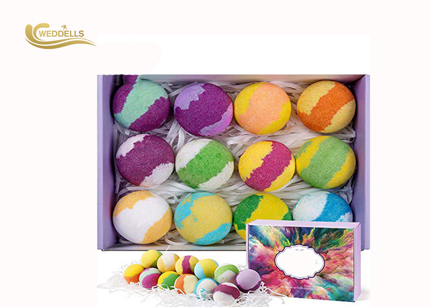 12 Organic Vegan Bath Bombs , Essential Oils Aromatherapy Bath Bombs