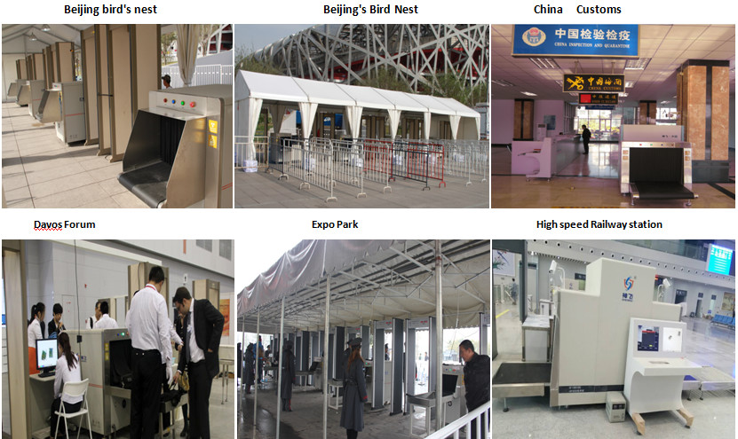 Single View Baggage X Ray Security Systems High Sensitivity For Metro Station