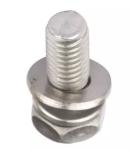 Stainless Steel Cross Head Screw With Washer Zinc Plate Surface DIN6900