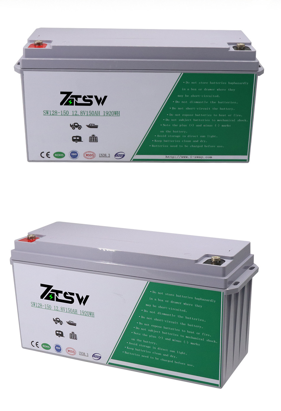 Heated Lithium 1920wh 12.8V150AH lifepo4 Battery Limthium Ferro Phosphate Solar RV Battery Pack