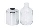 Silver 30ml 50ml Glass Cosmetic Bottles For Person Care Products