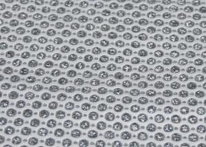 Quality Shoes Bags Clothing Micro Perforated Fabric , White Perforated Leatherette Fabric wholesale