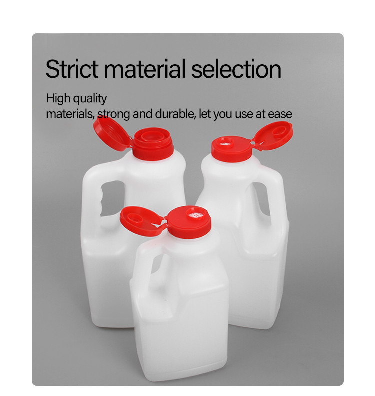 PE plastic seasoning bottle white 1000ml 1100ml 1600ml 1900ml 2000ml soy sauce bottle sesame oil and vinegar bottle