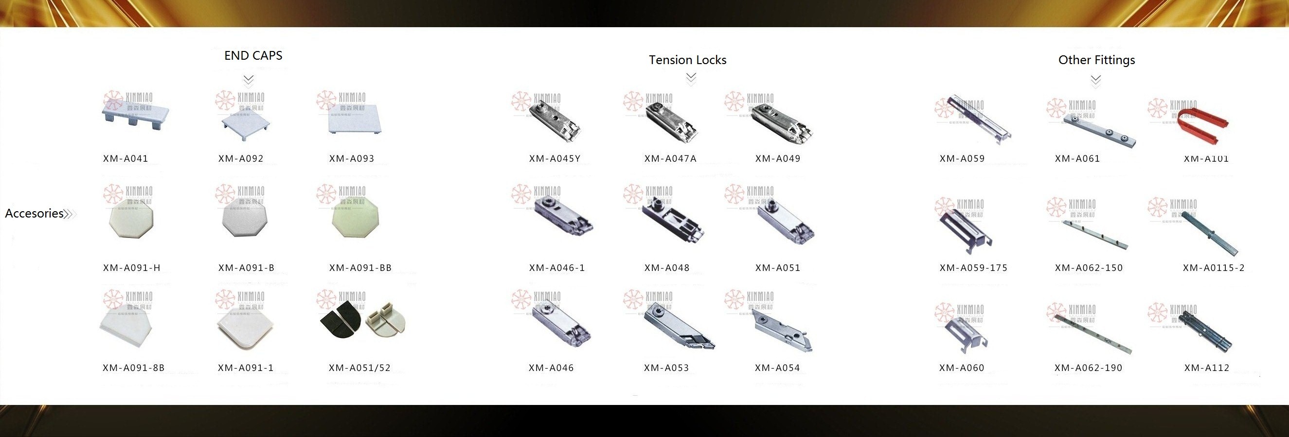 Zinc Lock connector for oc t aluminum profiles, lock sets of exhibition systems