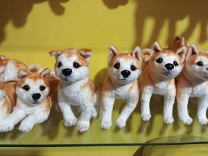 Quality Plush toys, stuffed dolls holiday gifts cute cartoon animal toys dogs standing lying realistic toys wholesale