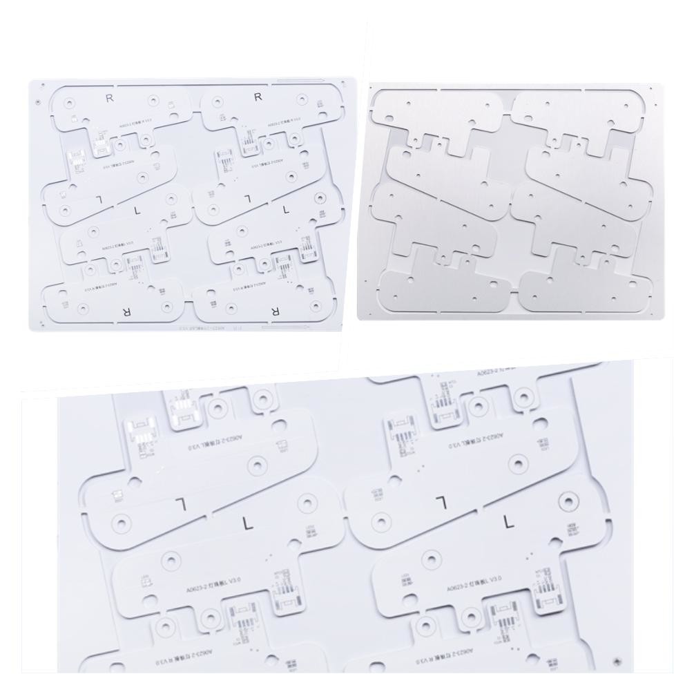 Halogen Free HASL One Sided Pcb Aluminium Pcb Board For Led Lamp