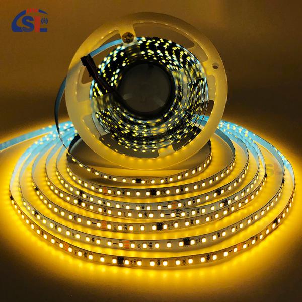 Residential LED Light Strip DC12V 24V SMD2835 Electroplate PCB 120Ds 8mm Ra 80
