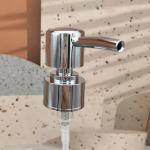 24/410 28/410 Chrome Plating ABS Customized Bathroom Lotion Pump For Shampoo Gel