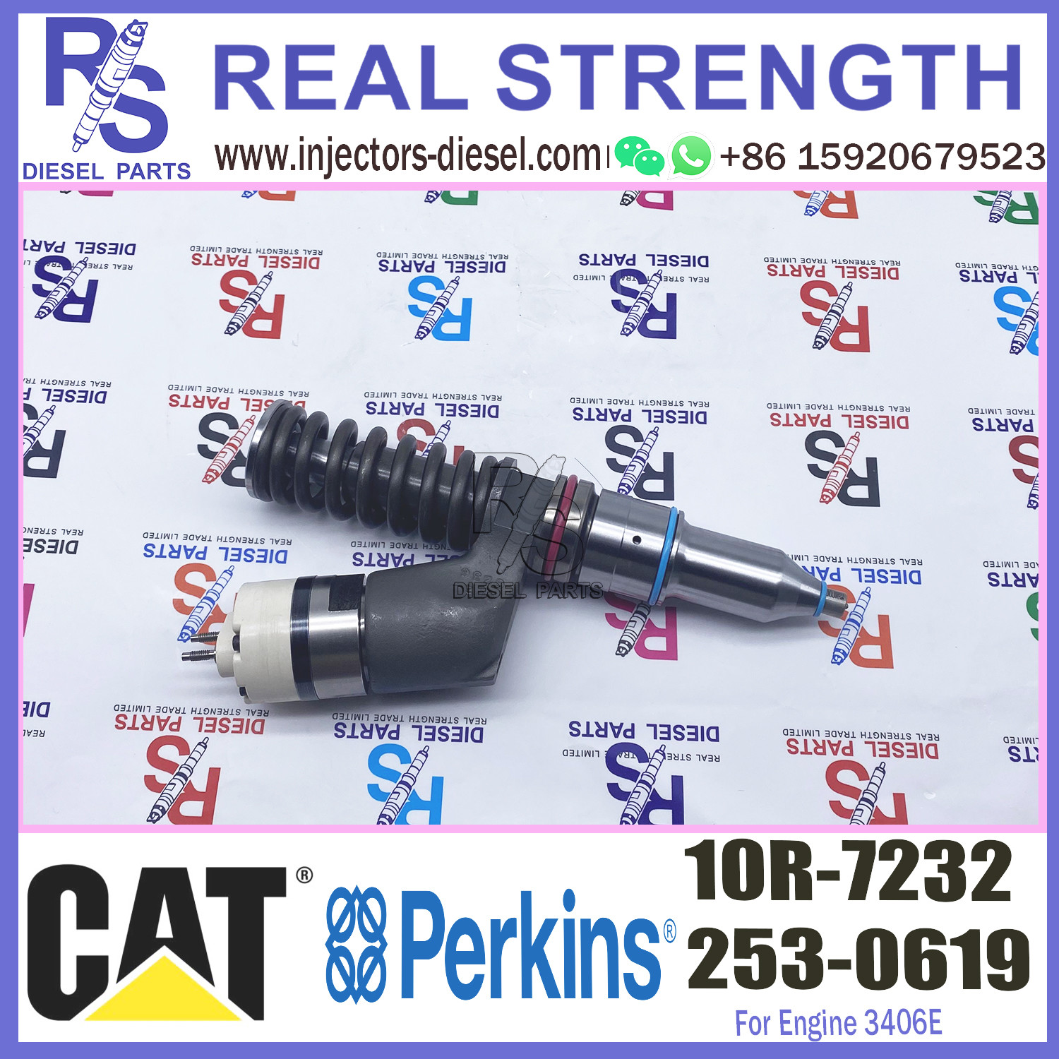 Common Rail Fuel Injector C13 Common Rail Diesel Fuel Injector 239-4908 253-0619 10R-7232