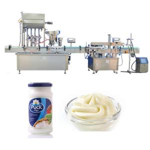 Quality Pneumatic Four Heads Sauce Paste Bottle Filling Machine For Glass Bottle wholesale
