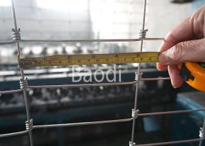 Hinge Joint Knot Woven Farm Fencing In Rolls Height From 0.8m to 1.8m Steel Wire Fence