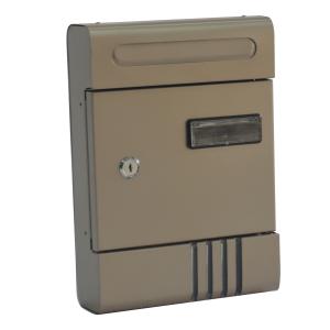 Quality Outdoor Waterproof Steel Mailbox Residential Wall Mounted Letterbox wholesale