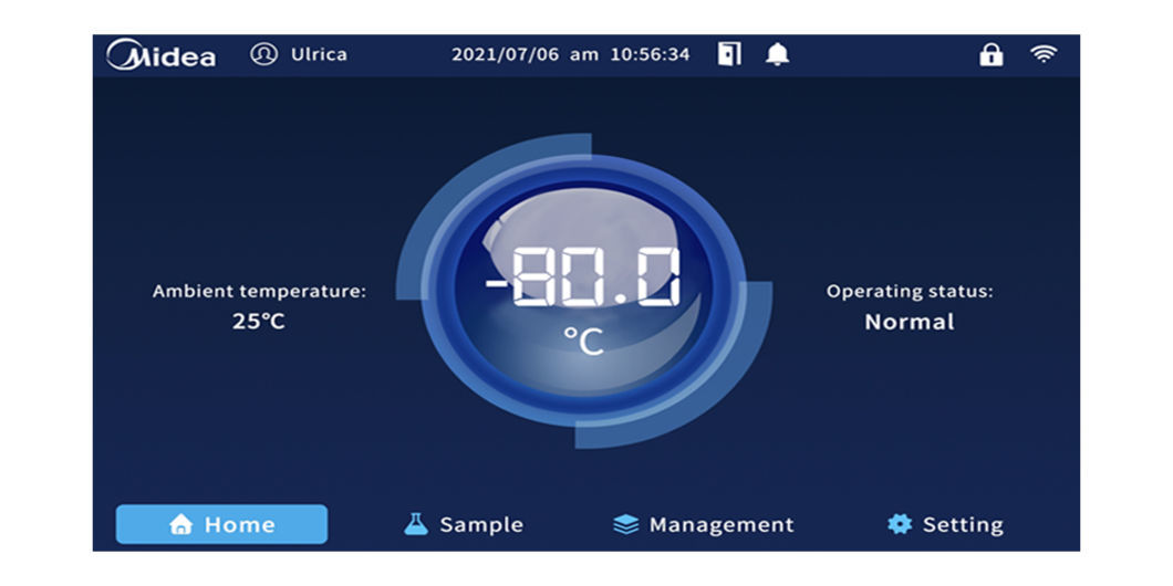 Minus 86 Degree Freezer 718L Ult Freezer with LCD Touch Screen
