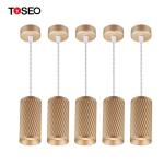 Champagne Gold LED Chandeliers Ceiling Pendant Light GU10 Luxury 60xH130mm