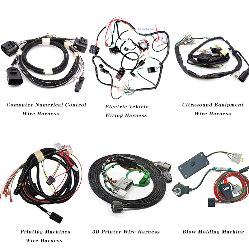 Professional Customized Wire Harness JST 2.54mm Dupont Plug Socket 4Pin for OEM Color